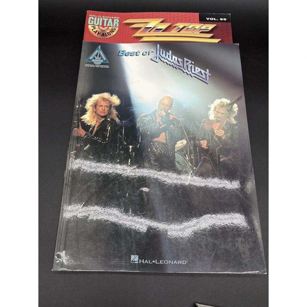 Guitar TAB: SRV Vaughan Collection + ZZ Top + Judas Priest Hal Leonard lot of 3